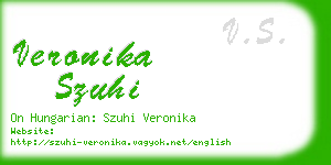 veronika szuhi business card